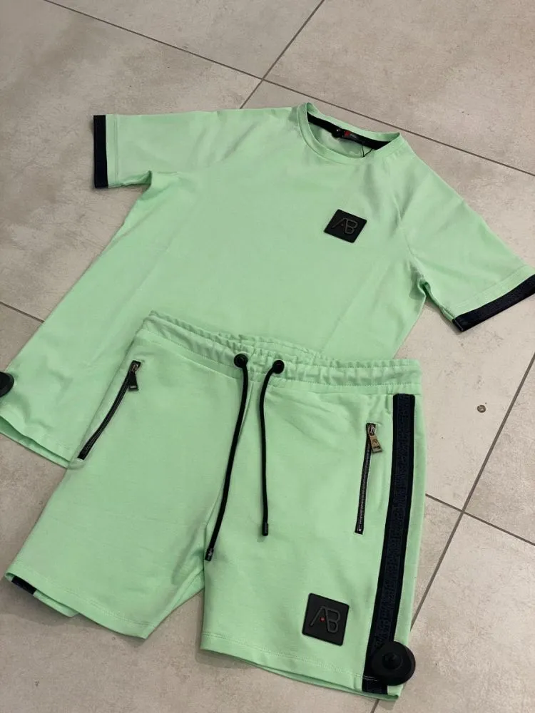AB LIFESTYLE  FLAG TEE  GROEN
