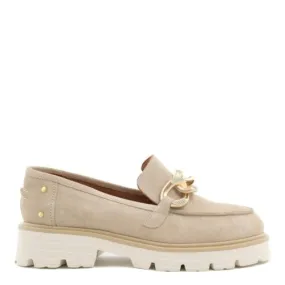 Babouche chain loafer beige