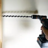 BOHRCRAFT SLANGENBORENSET 235 MM MET 6KANT SCHACHT IN HOUTEN KIST, 8DELIG