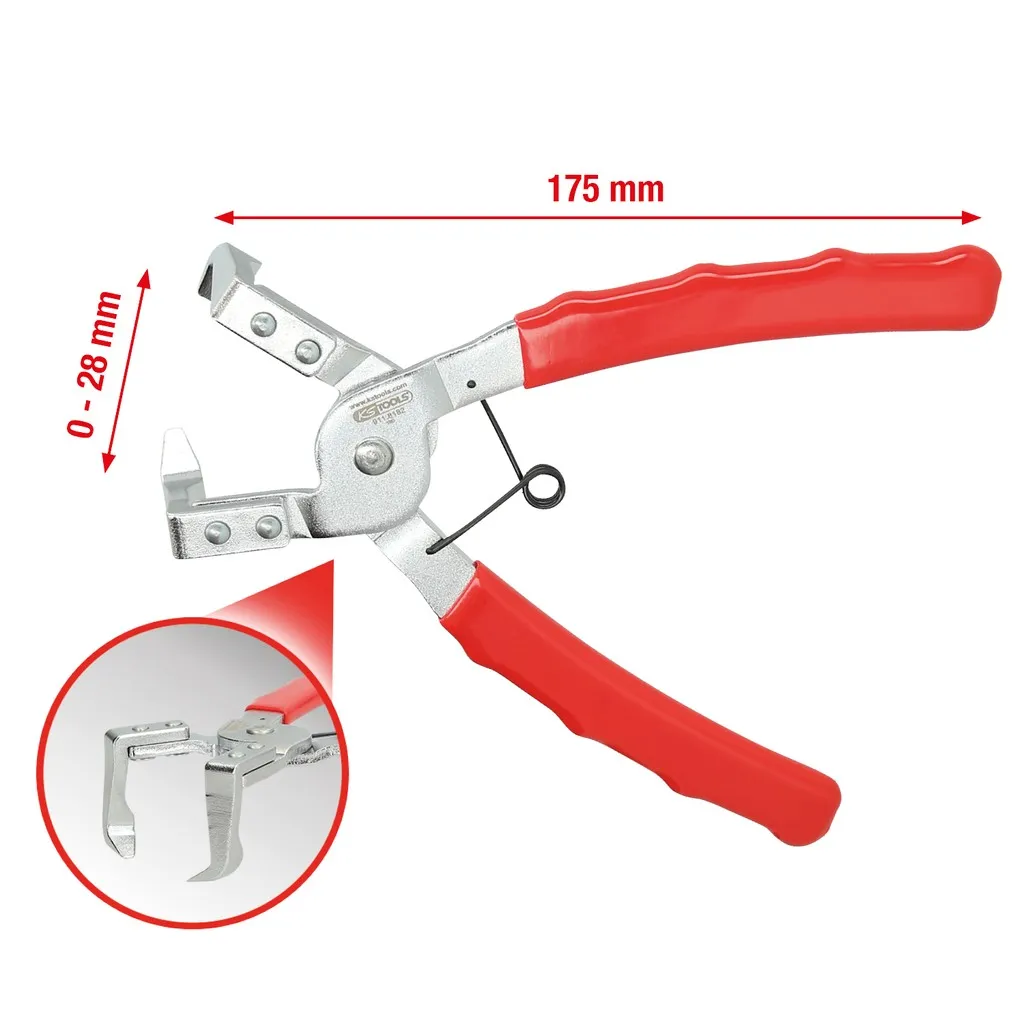 Cliptang, gebogen