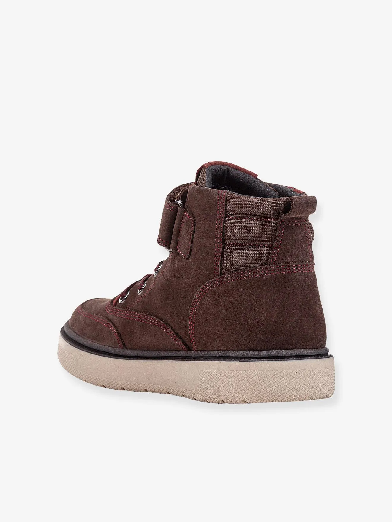 GEOX  JONGENSSNEAKERS J RIDDOCK BOY WPF GEOX®  KOFFIE BORDEAUX