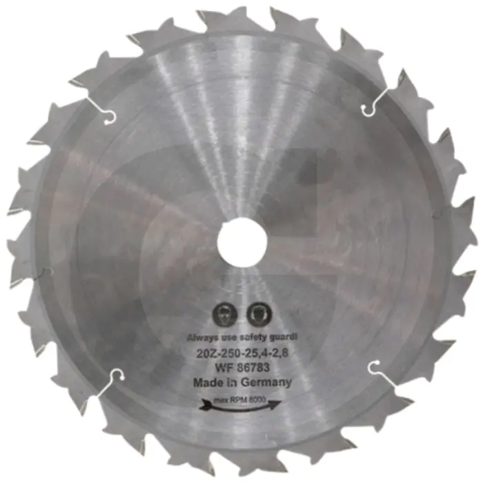 Hardmetalen zaagblad