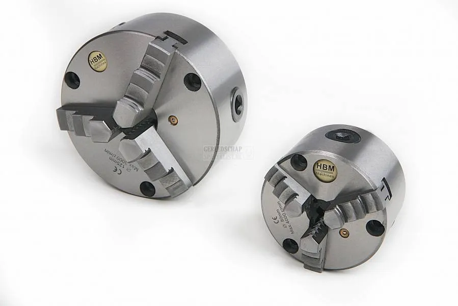 HBM 125 mm 3 klauwplaat