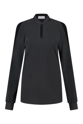 HELENA HART Helena Hart 7574 Top Harley Transfer Black 