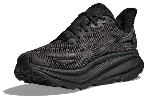 Hoka Clifton 9 Wide Running Shoes Black