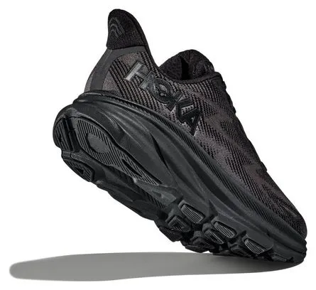 Hoka Clifton 9 Wide Running Shoes Black