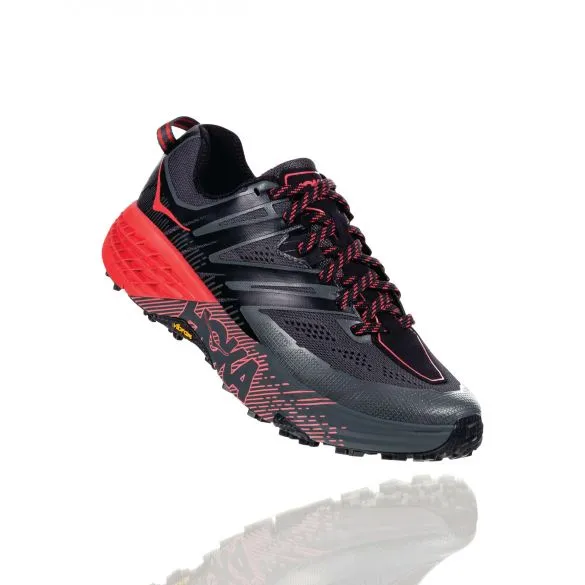 Hoka One One Speedgoat 3 trail hardloopschoenen zwart/roze dames