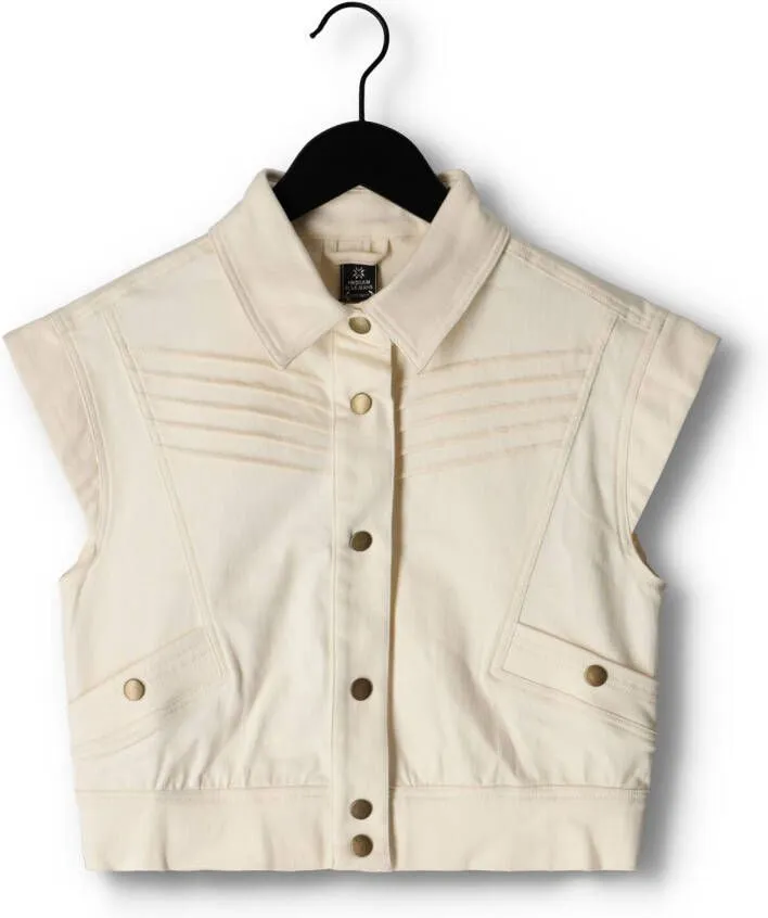 INDIAN BLUE JEANS Meisjes Blazers Gilet Fancy Twill Gebroken Wit