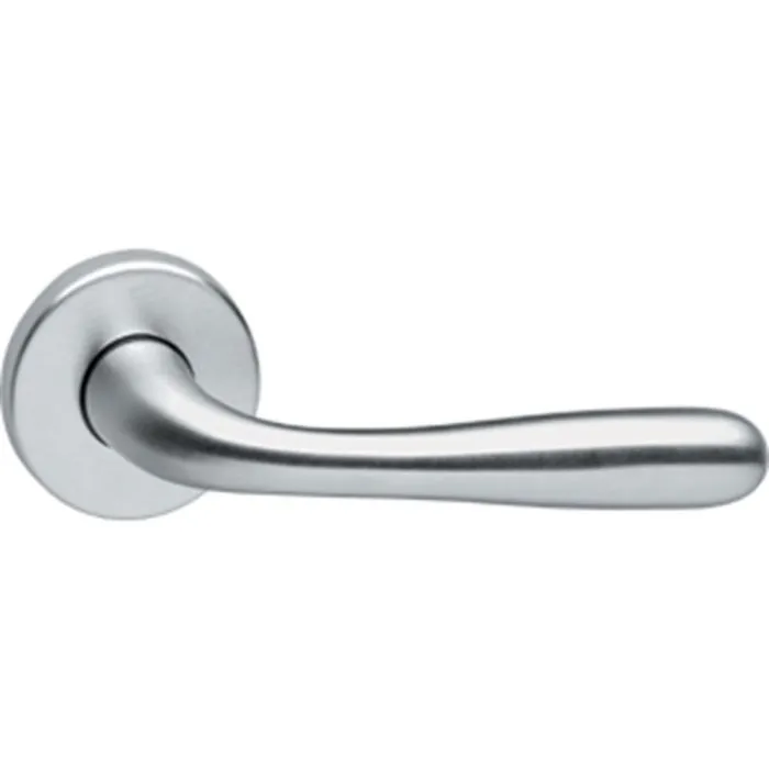 INTERSTEEL Gatdeel links Jupiter op rozet chroom mat