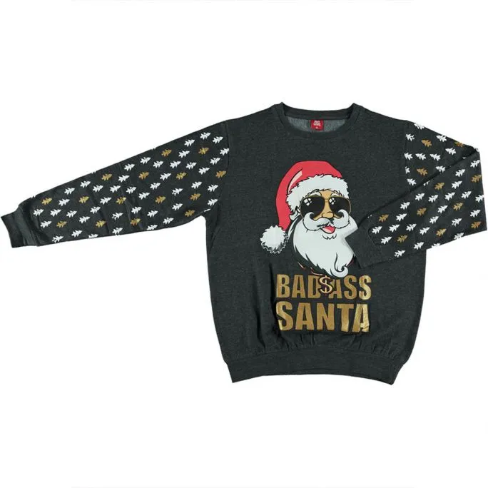 Kersttrui Badass Santa