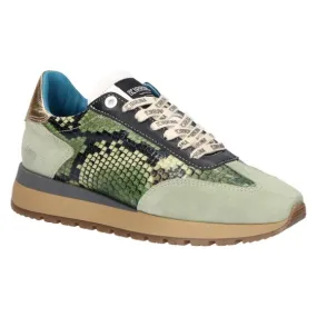 Kirruna Earth 25 Sneaker groen snake