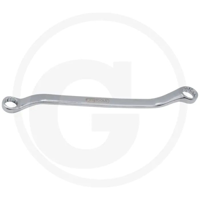 Ks tools edelstahl doppelringschlüssel, gekröpft, 16x18mm flanktraction-profil
