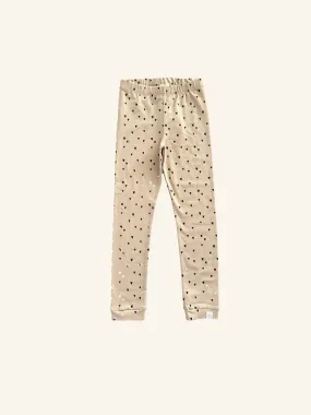 Legging brown hearts