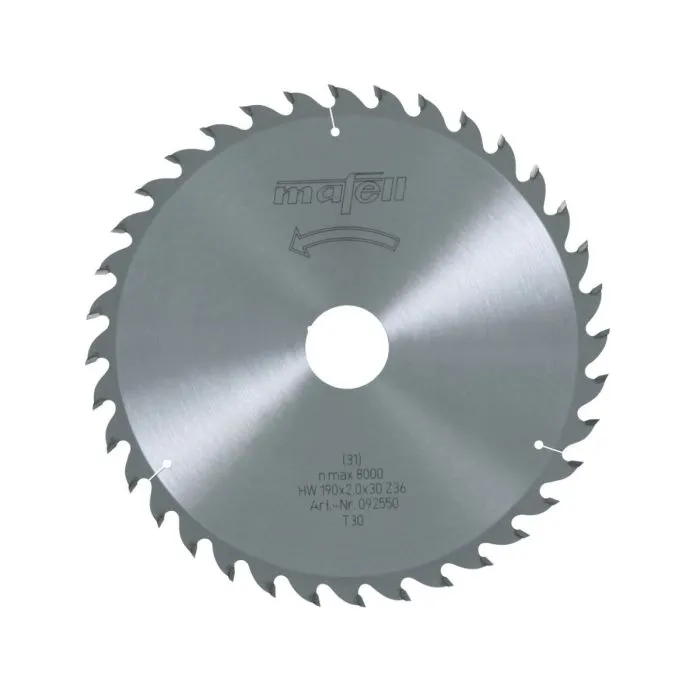 Mafell zaagblad hardmetaal 190mm Z36, WZ