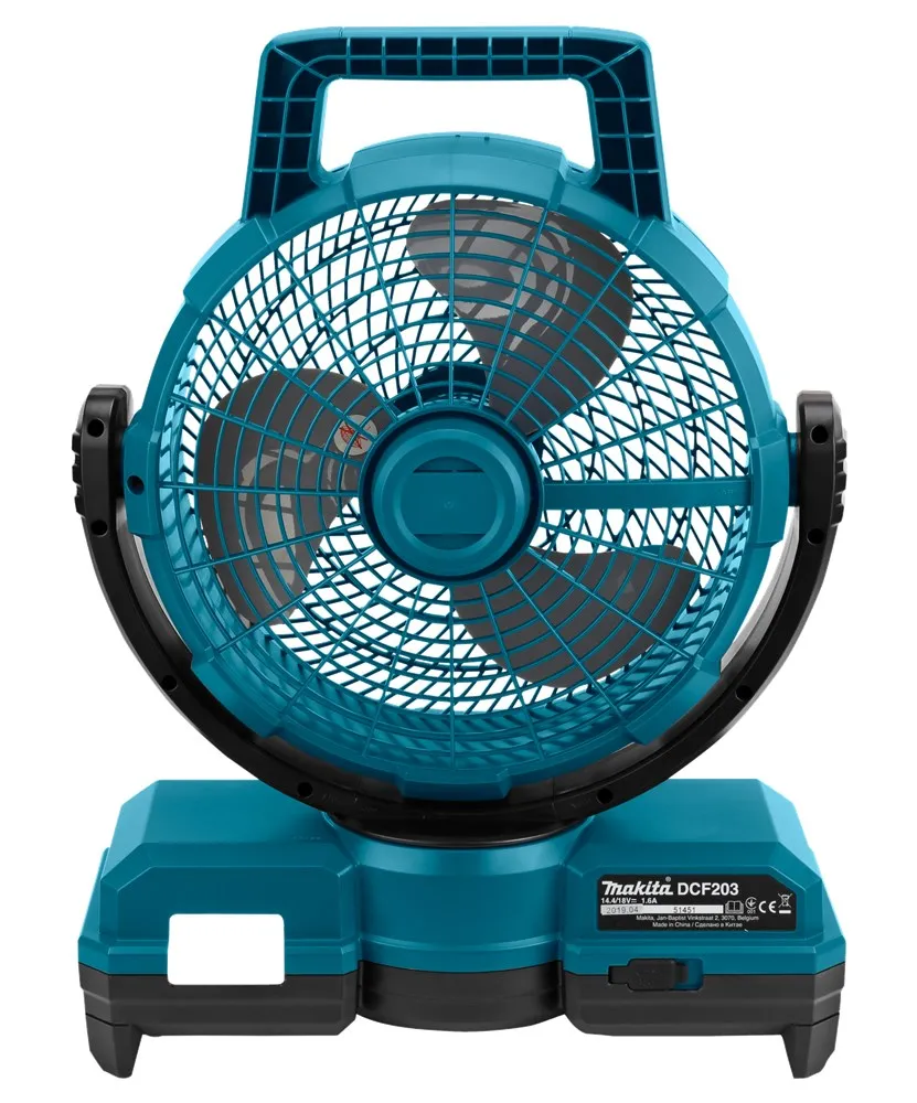 MAKITA VENTILATOR 14.4/18V DCF203Z ZONDER ACCU EN LADER