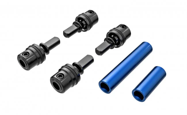 Metalen Midden Aandrijfassen Blauw TRX-4m - TRX9751-