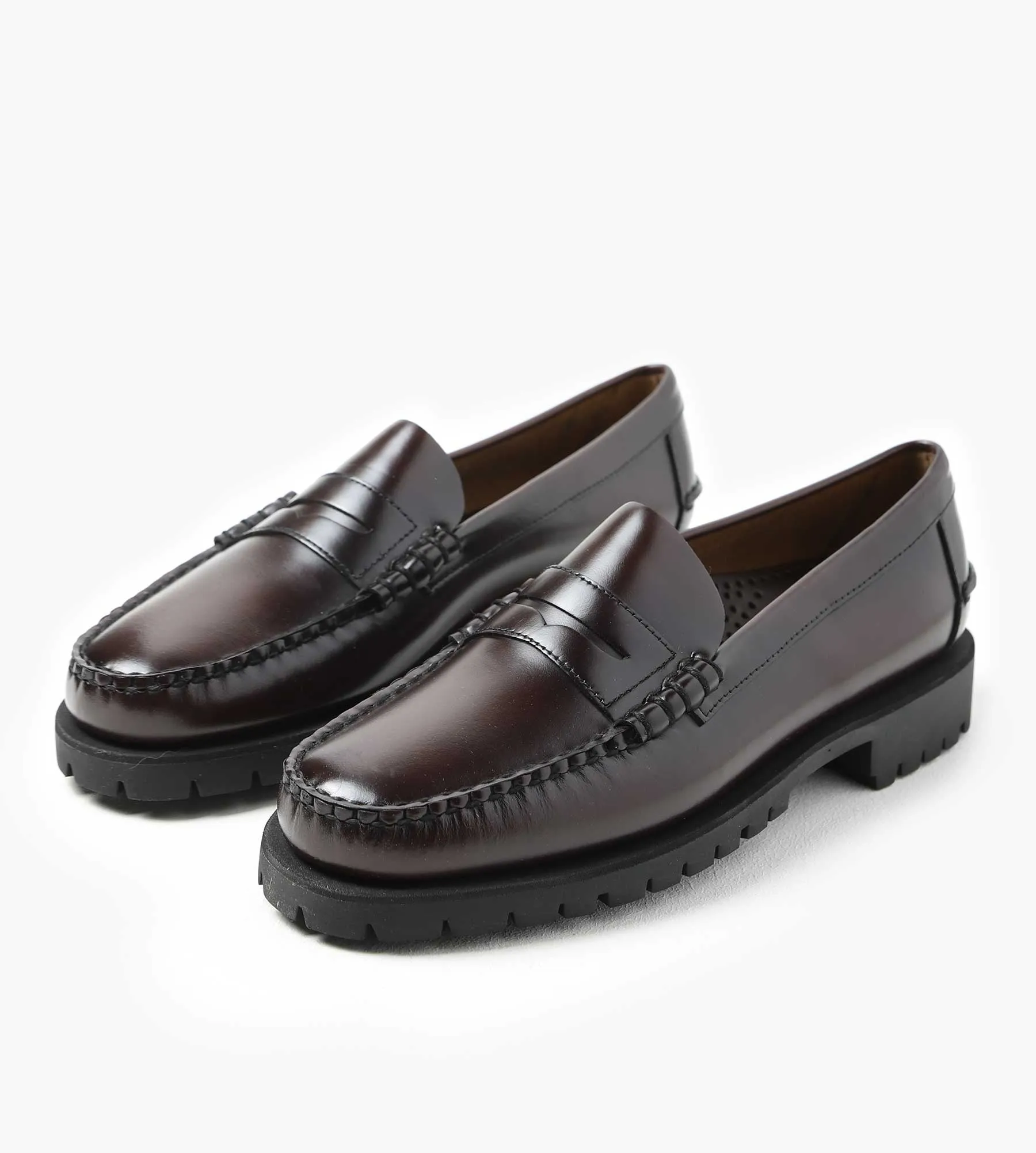 Sebago Dan Lug Brown Burgundy