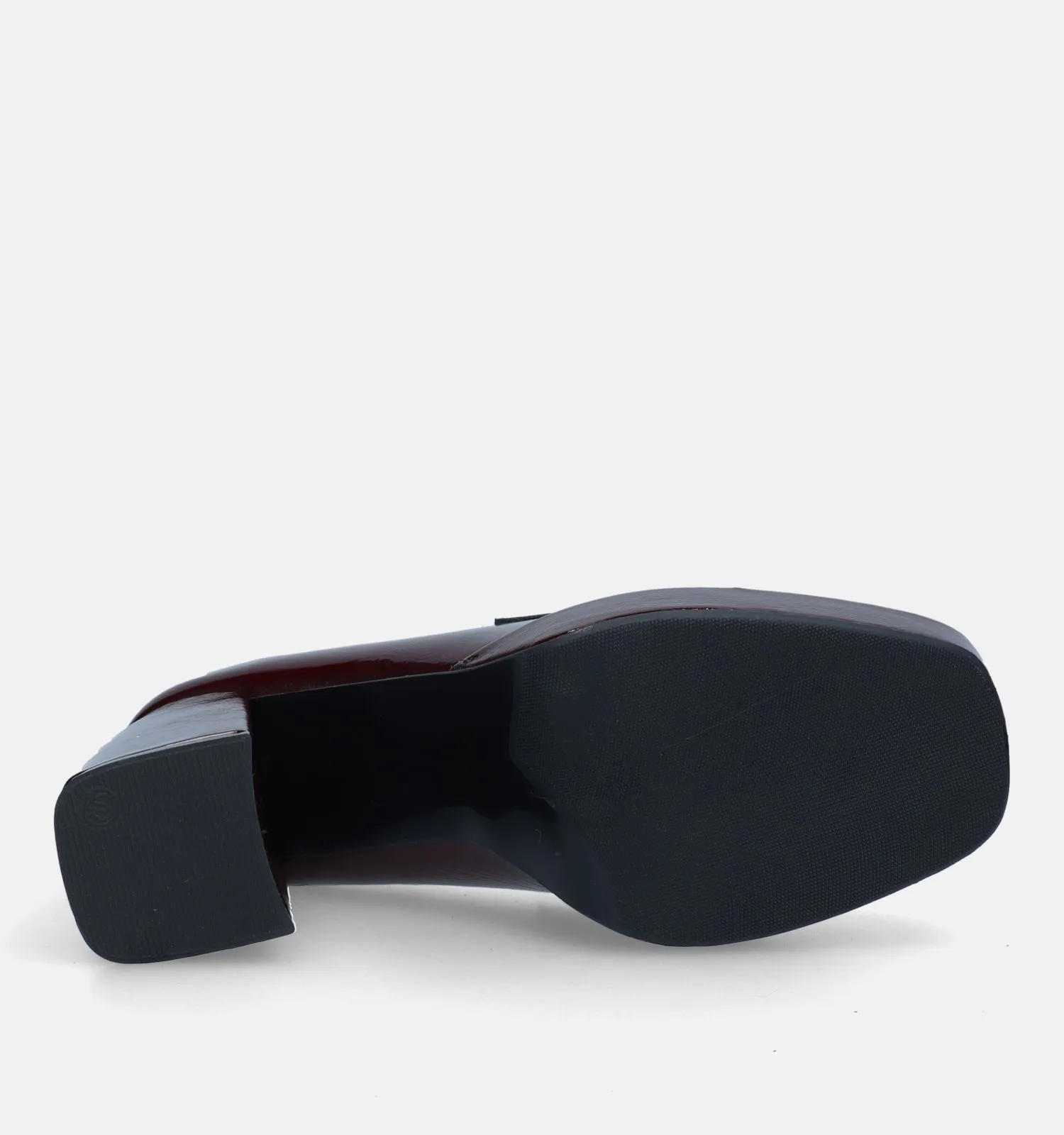 Signatur Enkelpumps bordeaux