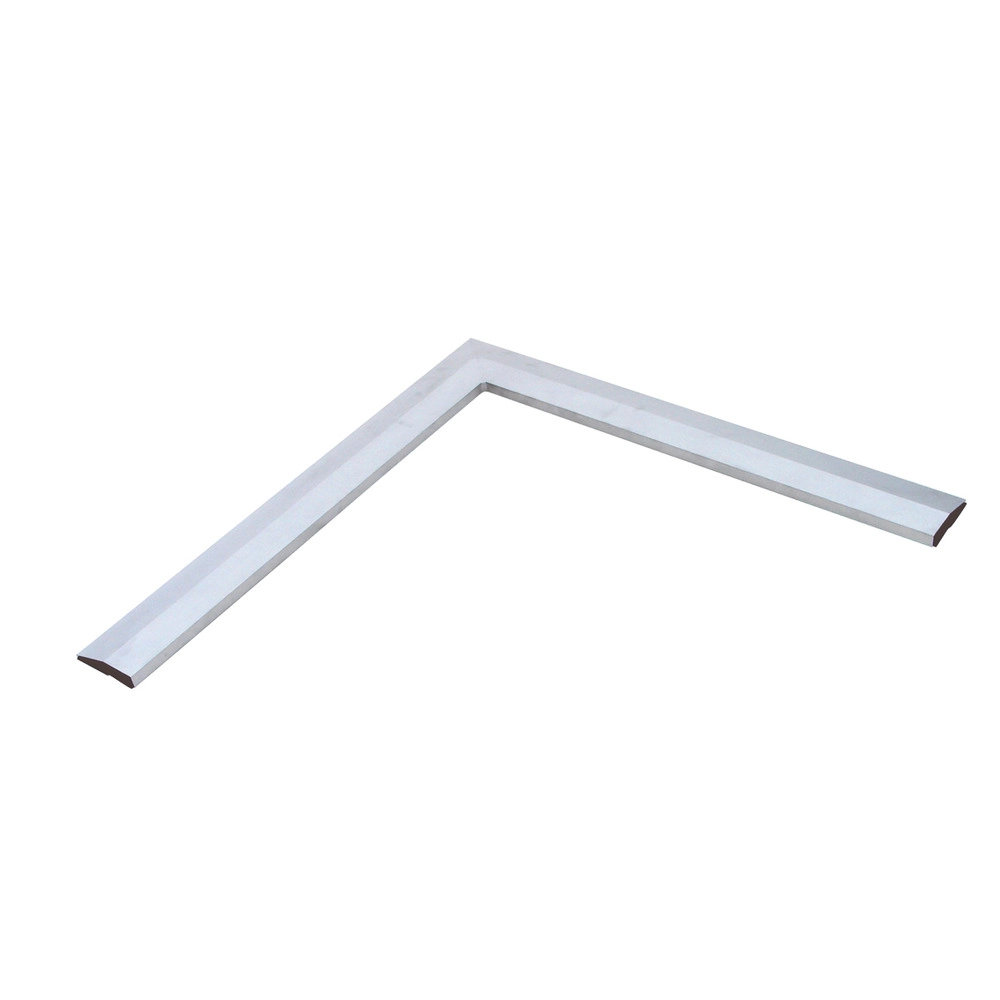 Super Prof Hoekwandrij Trapezeprofiel Aluminium 750mm