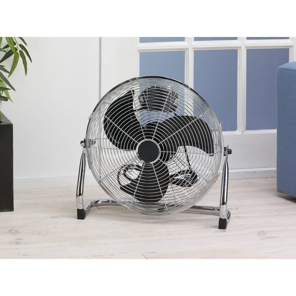 Ventilator chroom 45cm 100 watts