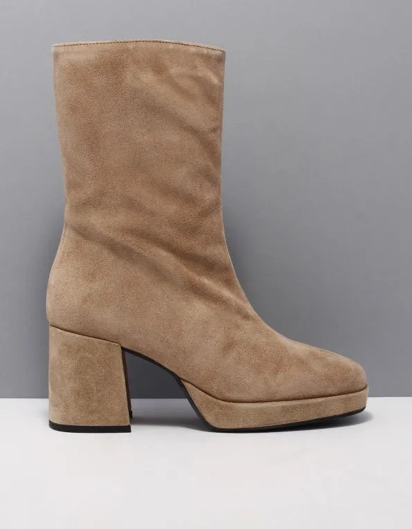 VIA VAI 57041  LAARZEN  DAMES  BEIGE