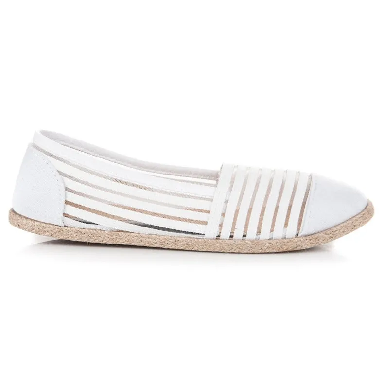 Vinceza Transparante mckeylor espadrilles wit