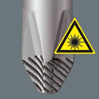 WERA SCHROEVENDR.SET GL+PZ INOX 6D