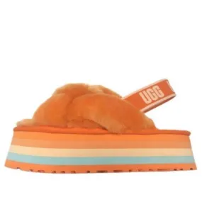 (WMNS) UGG Disco Knot Slide 'Orange'