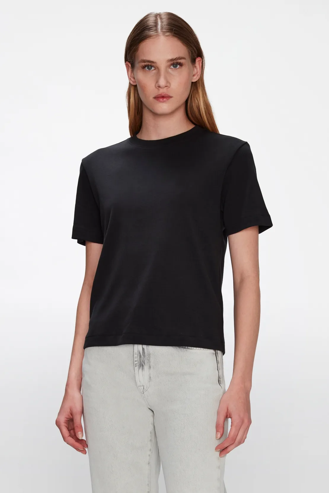  WORKWEEK CREW NECK COTTON BLACK 