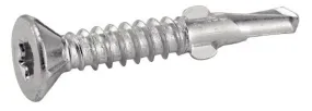 ZELFBORENDE SCHROEF VLEUGELTEKS VERZONKEN KOP TORX 6.3X100MM VERZINKT 100ST
